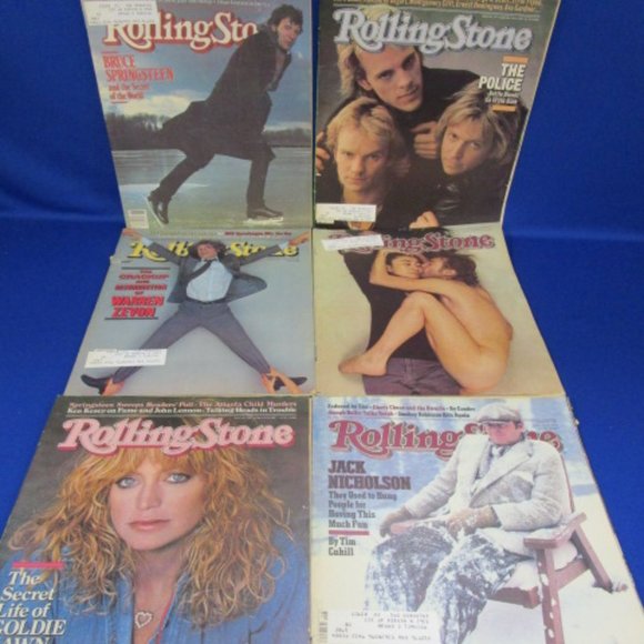 Vintage 1981 Rolling Stone Magazines 26 Issues - Picture 2 of 11